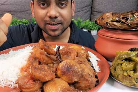 ASMR Spicy Sponge Gourd Masala Eating Food Show