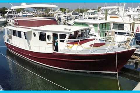 You'll Be SHOCKED by This DIRT CHEAP &amp; IMMACULATE Steel Trawler [Full Tour] Learning the Lines