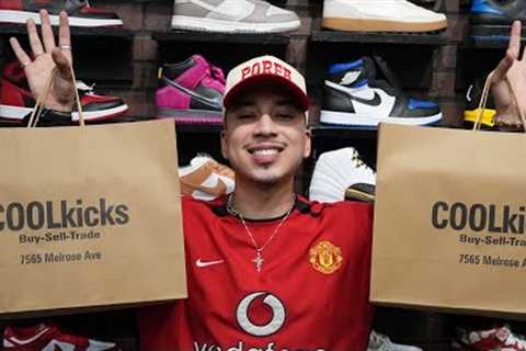 Santea Goes Shopping For Sneakers With CoolKicks