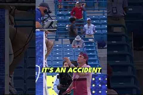 Tennis Umpire Is A Dangerous Job ⚠️
