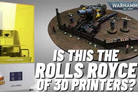 I printed a massive gun for my Death Korps of Krieg using the new NOVA3D Whale3 SE printer!