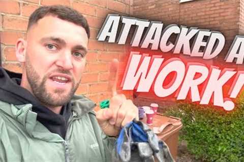 We were ATTACKED whilst installing this fence...