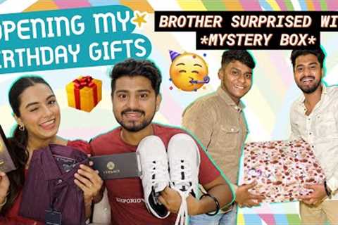 What I Got For My BIRTHDAY!! 🎁🥳 My Brother Surprised Me With A *MYSTERY BOX* 😱