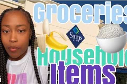 SHOP WITH TERESA AT SAM’S CLUB FOR HOUSEHOLD ITEMS &amp; GROCERIES
