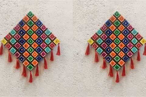 Amazing wall hanging | Paper Craft | Handmade Paper Wall Hanging | Easy Craft | Cardboard Reuse DIY