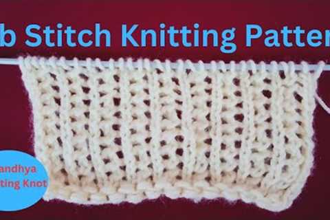 Knitting Rib for Beginners (Cast on, kn,pu &amp; Rib ) #knitting