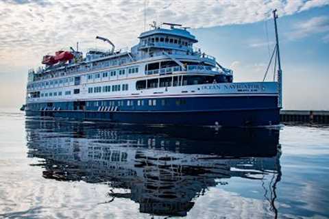The End of the Ocean Navigator Cruise Ship Visiting Duluth. Their Final Arrival &amp; Departure.
