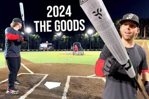 Hitting with the 2024 DEMARINI THE GOODS | BBCOR Baseball Bat Review