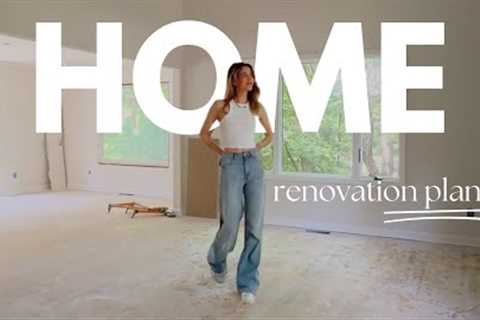 Our new home renovation plans!