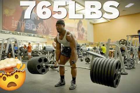 765lb deadlift in a commercial gym??