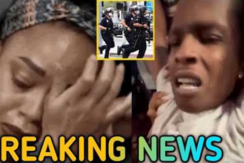 Rihanna In Massive Turmoil As ASAPRocky Is ARR*STED By LA Police After His NAST¥ Brawl At LA Airport