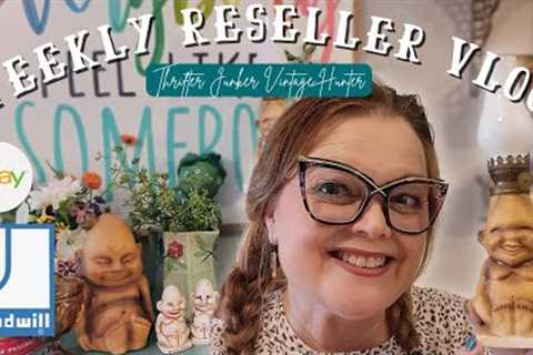 DECENT Goodwill Shopping, My NEW Collection, Ebay Sales: Thrifter Junker Vintage Hunter Weekly Vlog