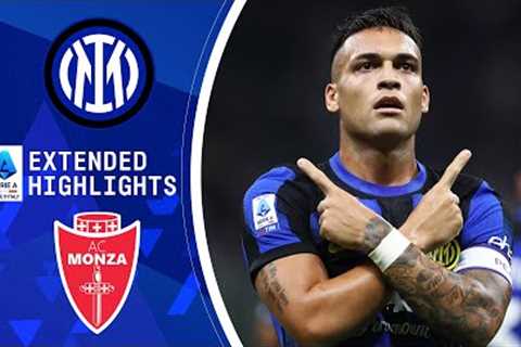 Inter vs. Monza: Extended Highlights | Serie A | CBS Sports Golazo