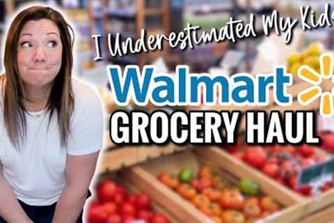 WALMART GROCERY HAUL | WE BOUT RAN OUT | GROCERY HAUL + MEAL PLAN