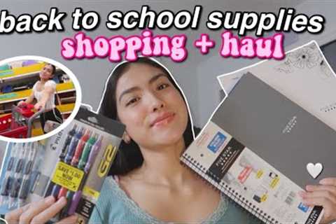 BACK TO SCHOOL SUPPLIES SHOPPING + HAUL 2023 *senior year*