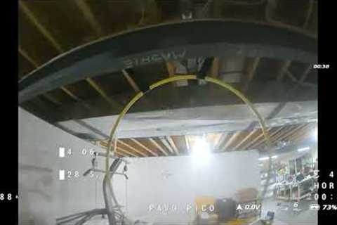 How to race drones in your basement #drone #fpv #fpvdrone #racing #basement