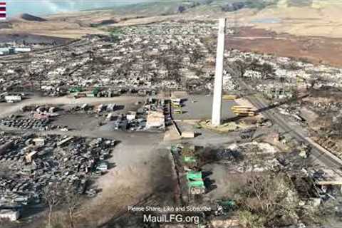 DAY AFTER FIRE FOOTAGE: 4K Drone Lahaina Maui Fire - Longest &amp; Most Detailed Aerial View