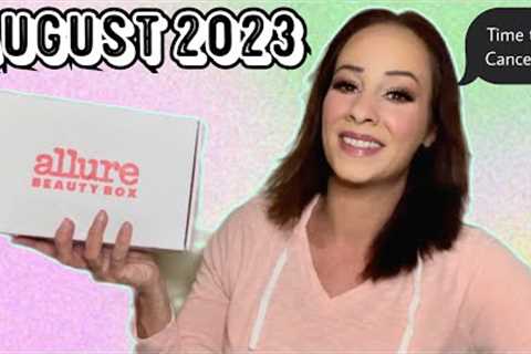 ALLURE BEAUTY BOX UNBOXING AUGUST 2023