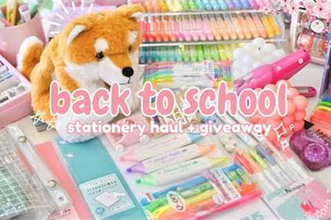 Huge back to school supplies haul + giveaway 2023 **testing viral stationery**