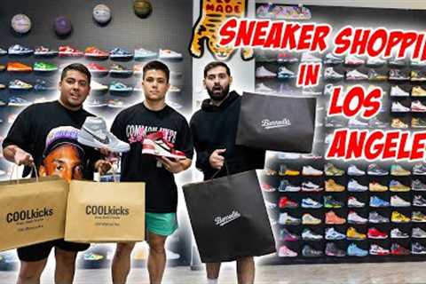 SNEAKER SHOPPING AT LOS ANGELES' BIGGEST STORES *$10 Million Inventory at ONE Store*