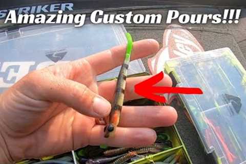 These Custom Poured Plastic Fishing Lures Are Amazing!