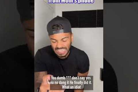 Son shows dad a video from Mom’s phone…😭💀 #viral #comedy