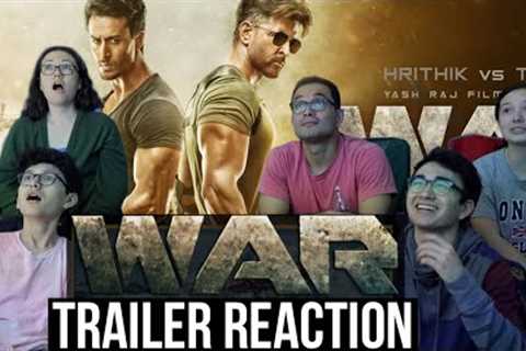 WAR Trailer REACTION! | Hrithik Roshan vs Tiger Shroff | MaJeLiv Reactions || Student vs Teacher!!
