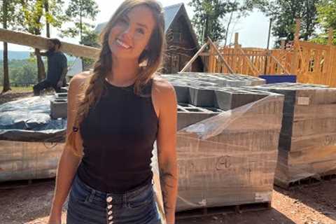 Building The Second Floor on Our OFF-GRID Home | A-Frame Cabin Addition