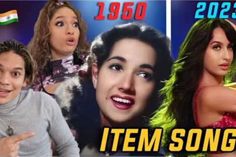 Item Songs for the first time! Latinos react to 'Evolution Of Bollywood Item Songs' (1950-2023)