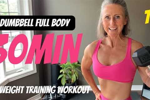 30 minute FULL BODY dumbbells workout