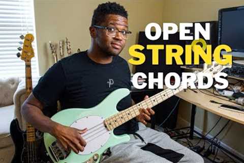 How To Play Open String Bass Chords (and how to use them)