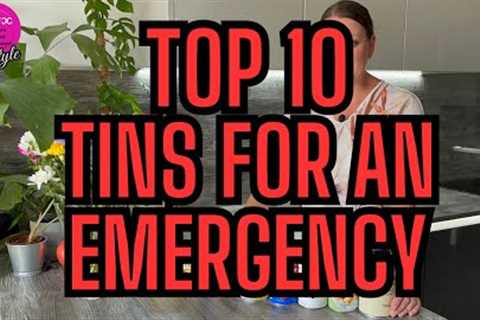 Top 10 Tins to stockpile for SHTF | Emergency food prepping | UK prepper