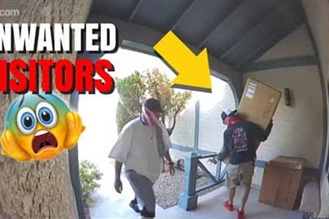 Unwanted Visitors At Your Door Ring Doorbell Camera Captures