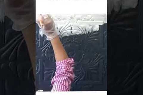 Using our Antiquing Gels can give your painted pieces added drama &amp; artistic effects! Try it..