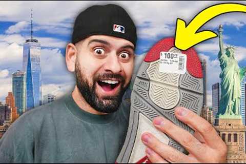 Going To Every Sneaker Store In New York City And Buying 1 Sneaker!!