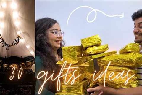 30 GIFTS FOR  30TH BIRTHDAY| HUSBAND'S BIRTHDAY| 30 GIFT IDEAS.