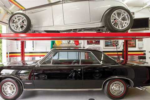 How do you fit five cars into a three-car garage?