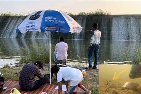 Amazing triple Fishing and cooking All micro fish catching || full to dhamaal Tiggi hook fishing