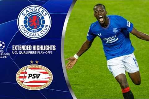 Rangers vs. PSV: Extended Highlights | UCL Qualifiers - Play-offs | CBS Sports Golazo