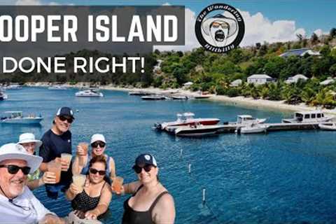 BVI - COOPER ISLAND DONE RIGHT! - IN OUR AQUILA 54 YACHT!