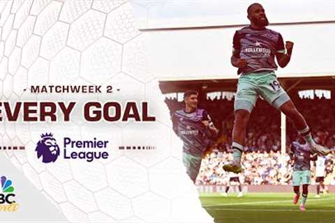 Every Premier League goal from Matchweek 2 (2023-24) | NBC Sports
