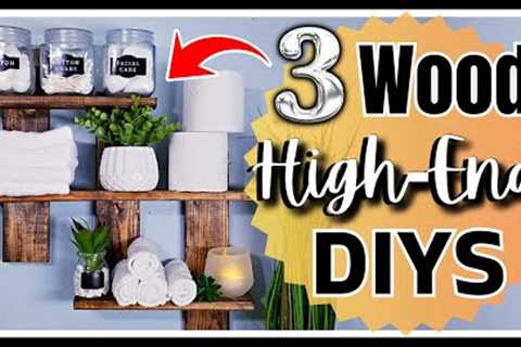 CREATE Easy High-End WOOD CRAFTS &amp; DECOR IDEAS Using CHEAP or FREE Wood! You Can GIFT or SELL..