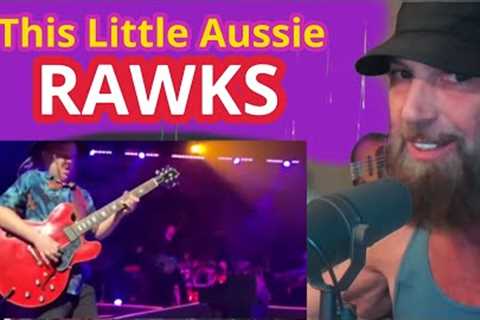 Aussie Child GUITAR PRODIGY Jams SMOOTH With ROB THOMAS...PRO GUITARIST'S Intro To TAJ FARRANT