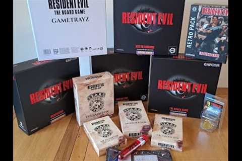 Resident Evil Board game unboxing