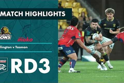 RD 3 HIGHLIGHTS: Wellington v Tasman (Bunnings NPC 2023)