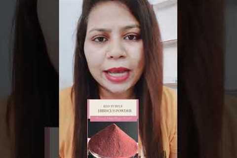 Home Made Hibiscus Powder #TripleH #onesolution #health #hacks #healthylifestyle #shorts #ytshorts
