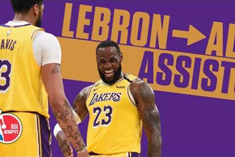 LeBron James’ passes to Anthony Davis have been ridiculous | NBA Highlights
