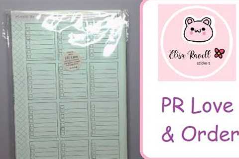 PR Love and Order Haul from Elisa Ravell Stickers