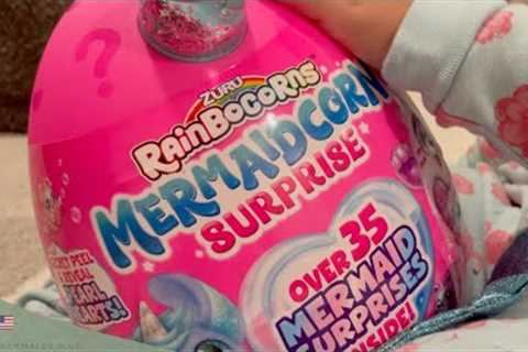 Rainbocorn Mermaidcorn surprise shopping trip. Yes even kids with special needs love these.