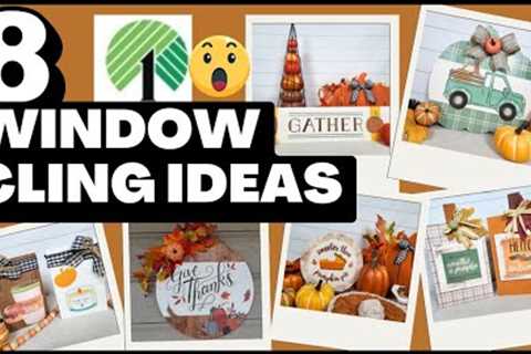 *GENIUS * Dollar Tree window cling DIYS / hacks!!